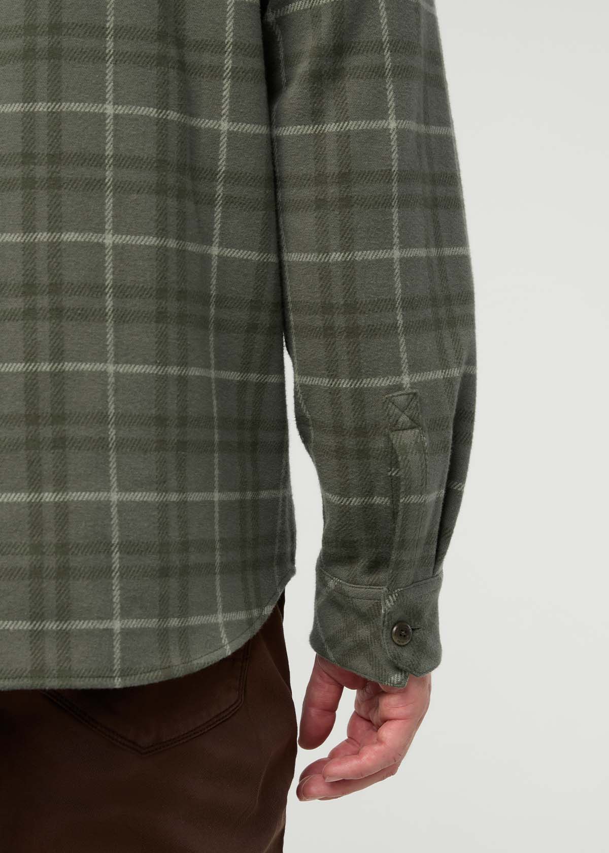 Surchemise en flanelle haute performance - Carreaux « Thyme »