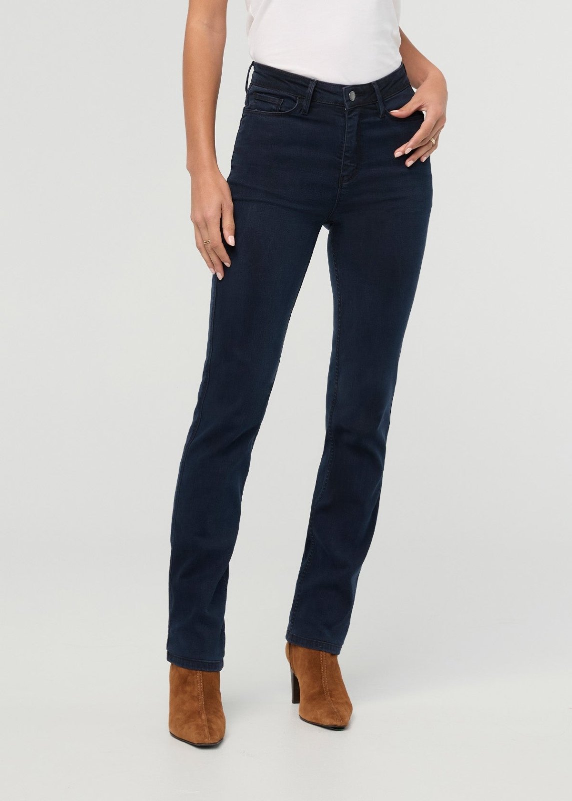 Women's Performance Denim Dusk Slim Straight Jeans front