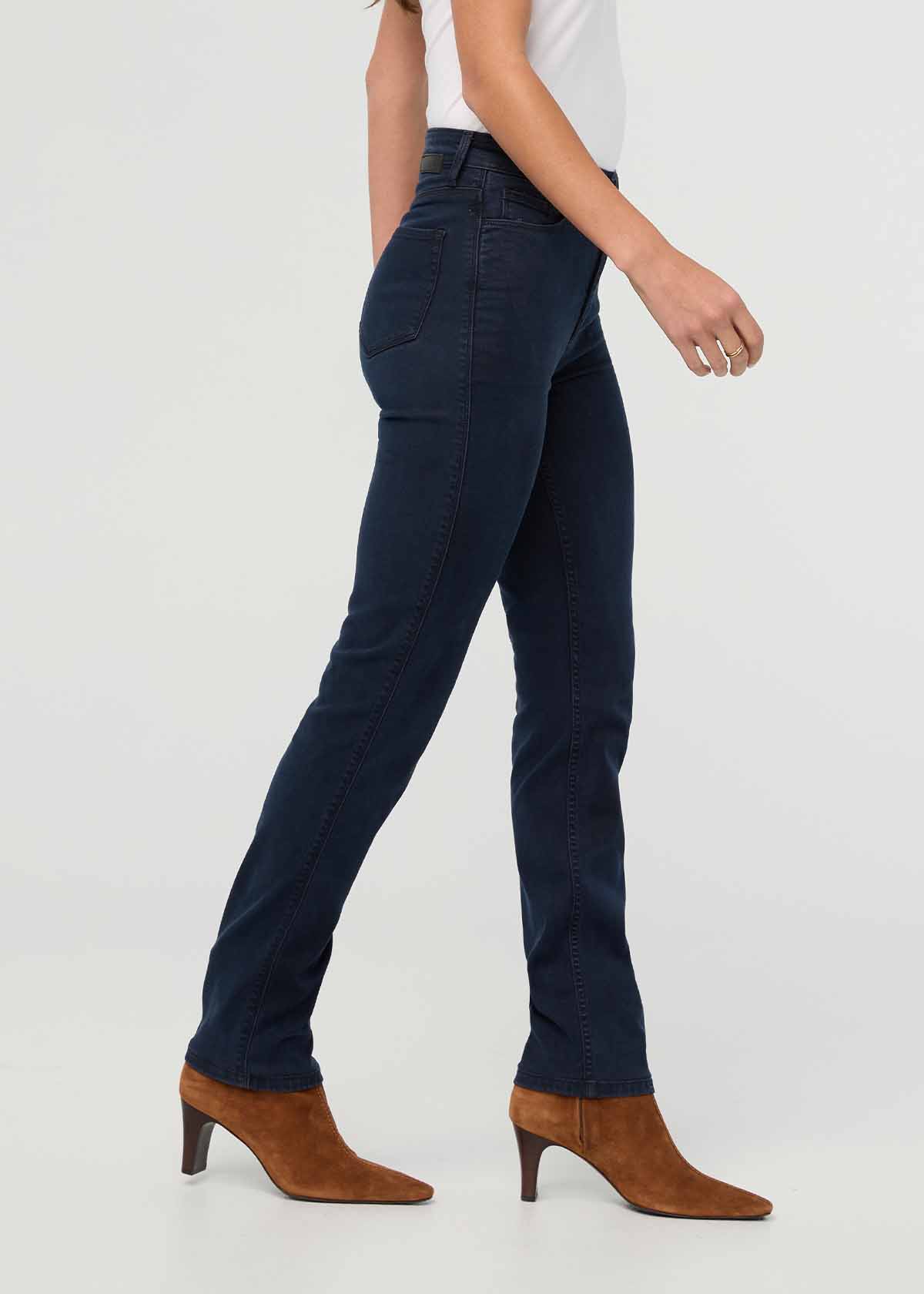 Women's Performance Denim Dusk Slim Straight Jeans side