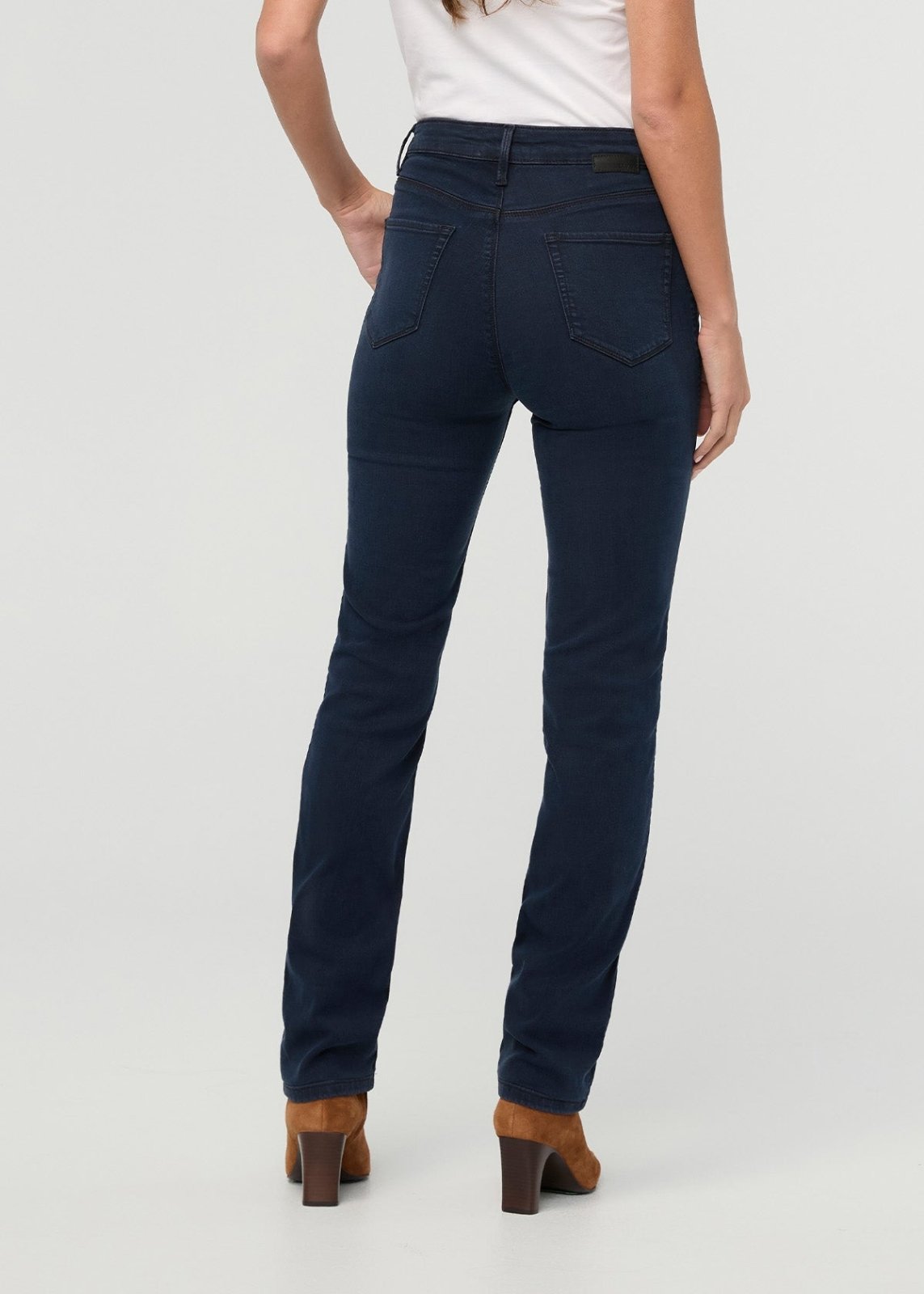 Women's Performance Denim Dusk Slim Straight Jeans back