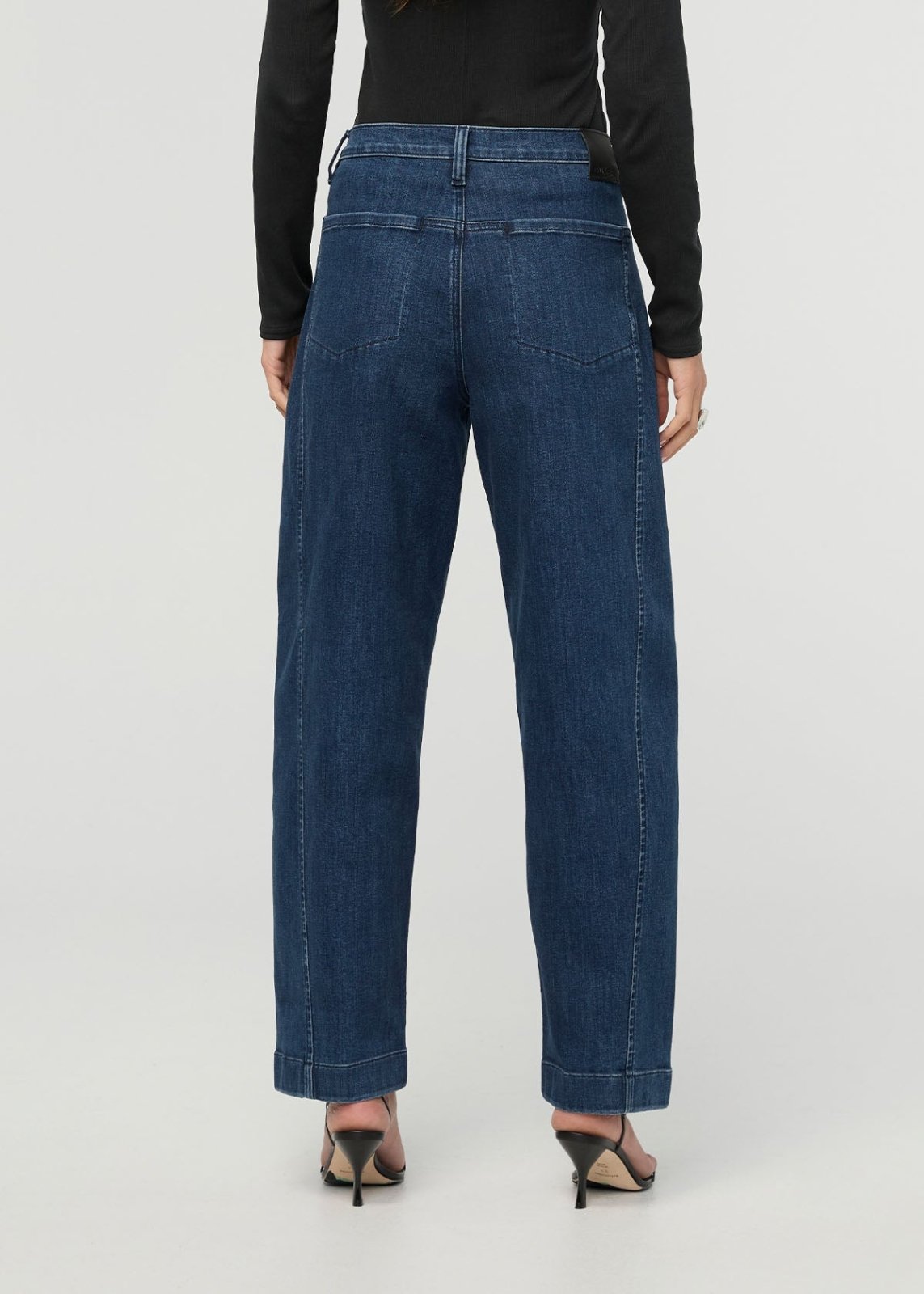 Performance Denim+ Taille haute Barrel - Dark Stone