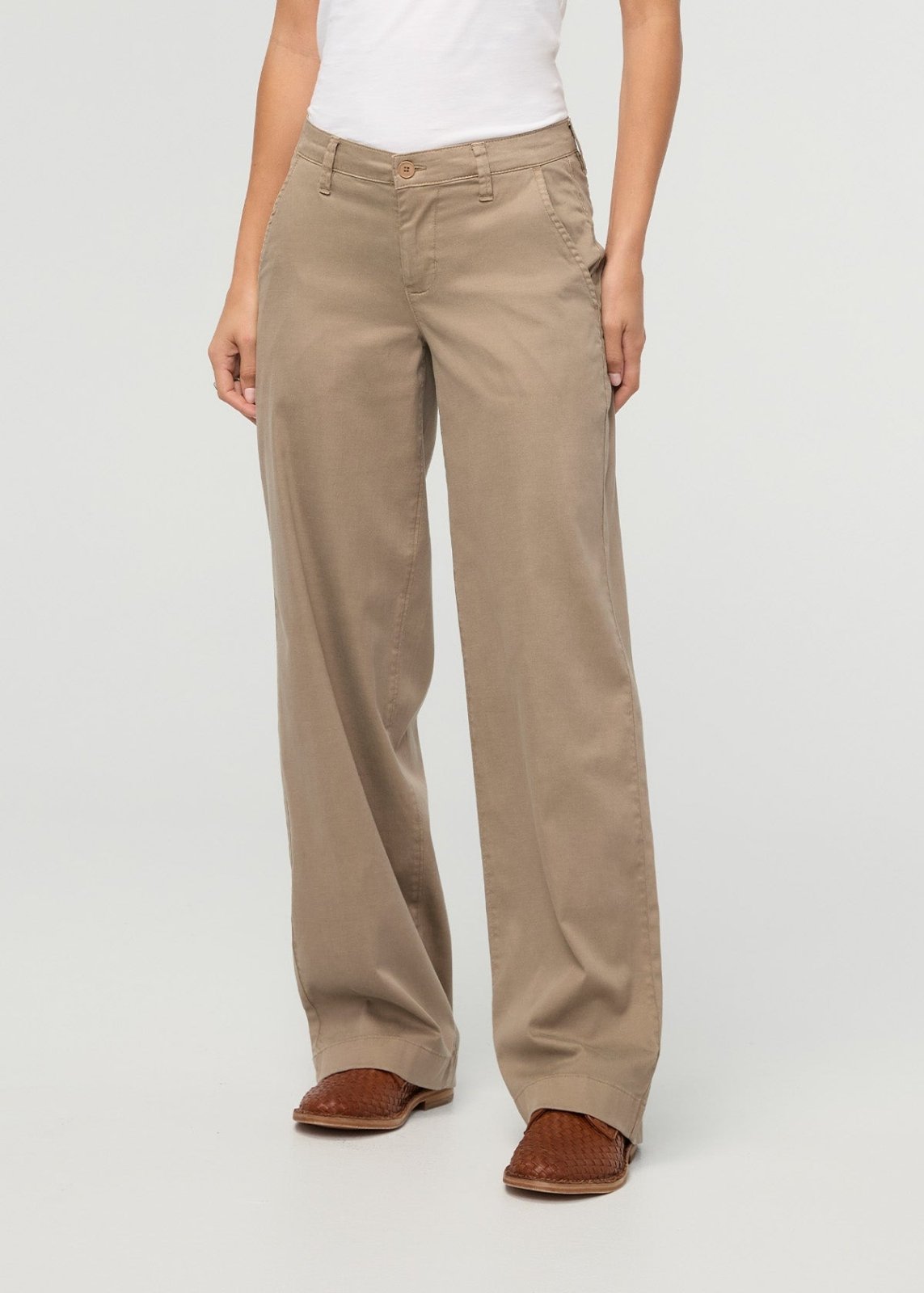 Women's Desert Tan Deluxe Twill Trouser front