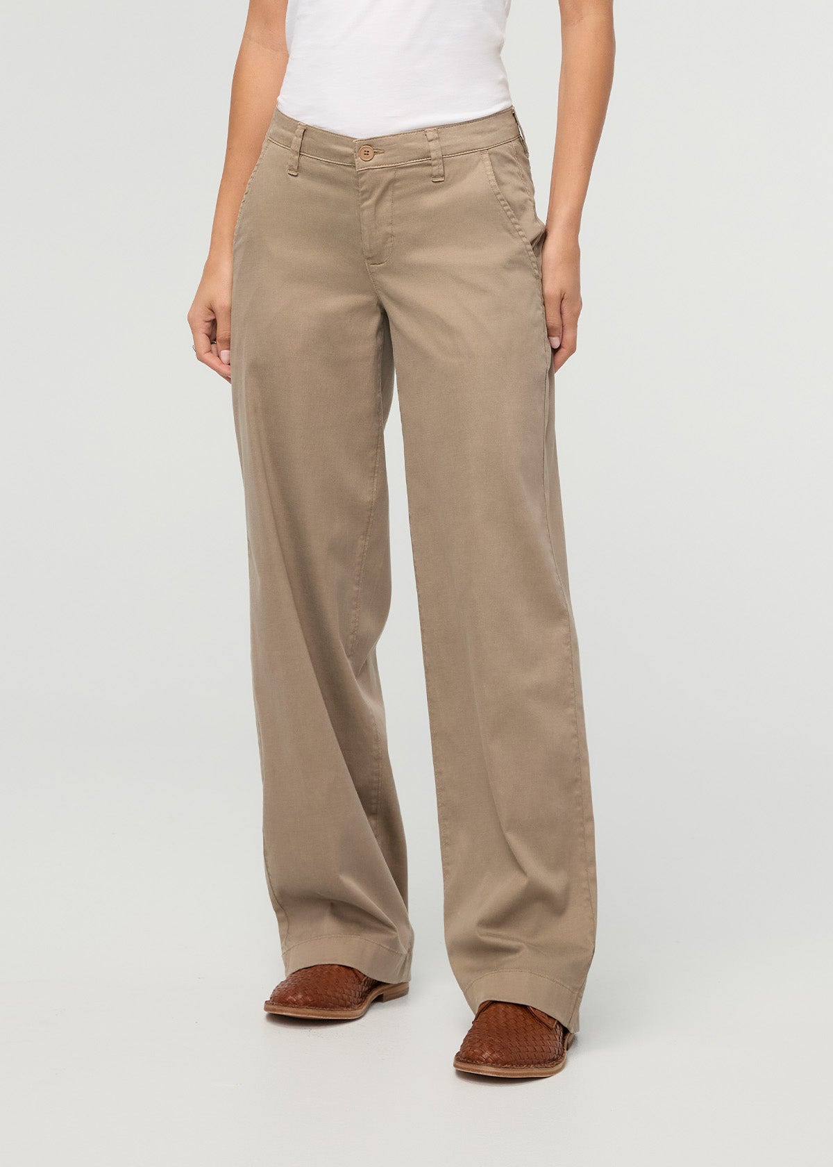 Women's Desert Tan Deluxe Twill Trouser front