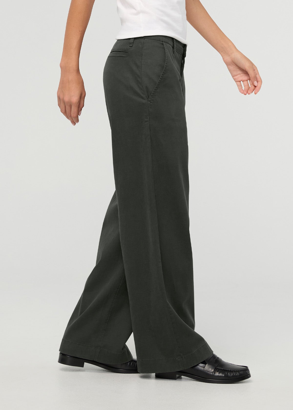 Deluxe Twill Trouser - Evergreen