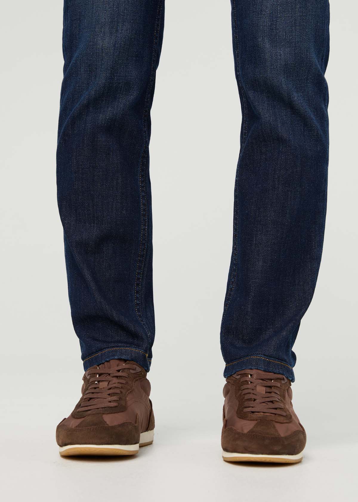 Women's Relaxed Fit Marina Blue Stretch Jeans ankle