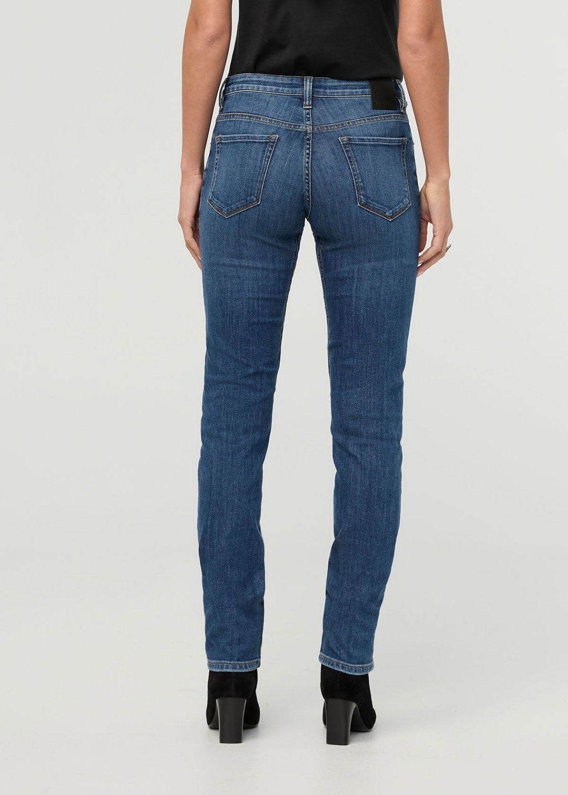 Women's Relaxed Fit Classic Stone Stretch Jeans back