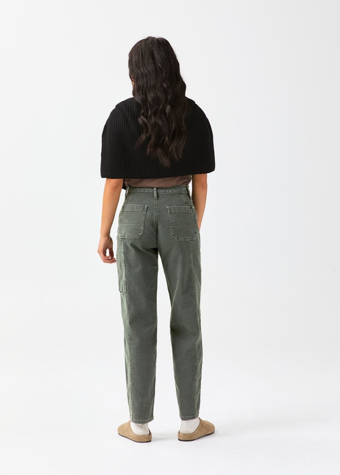 Stretch Canvas Utility Pant - Thyme