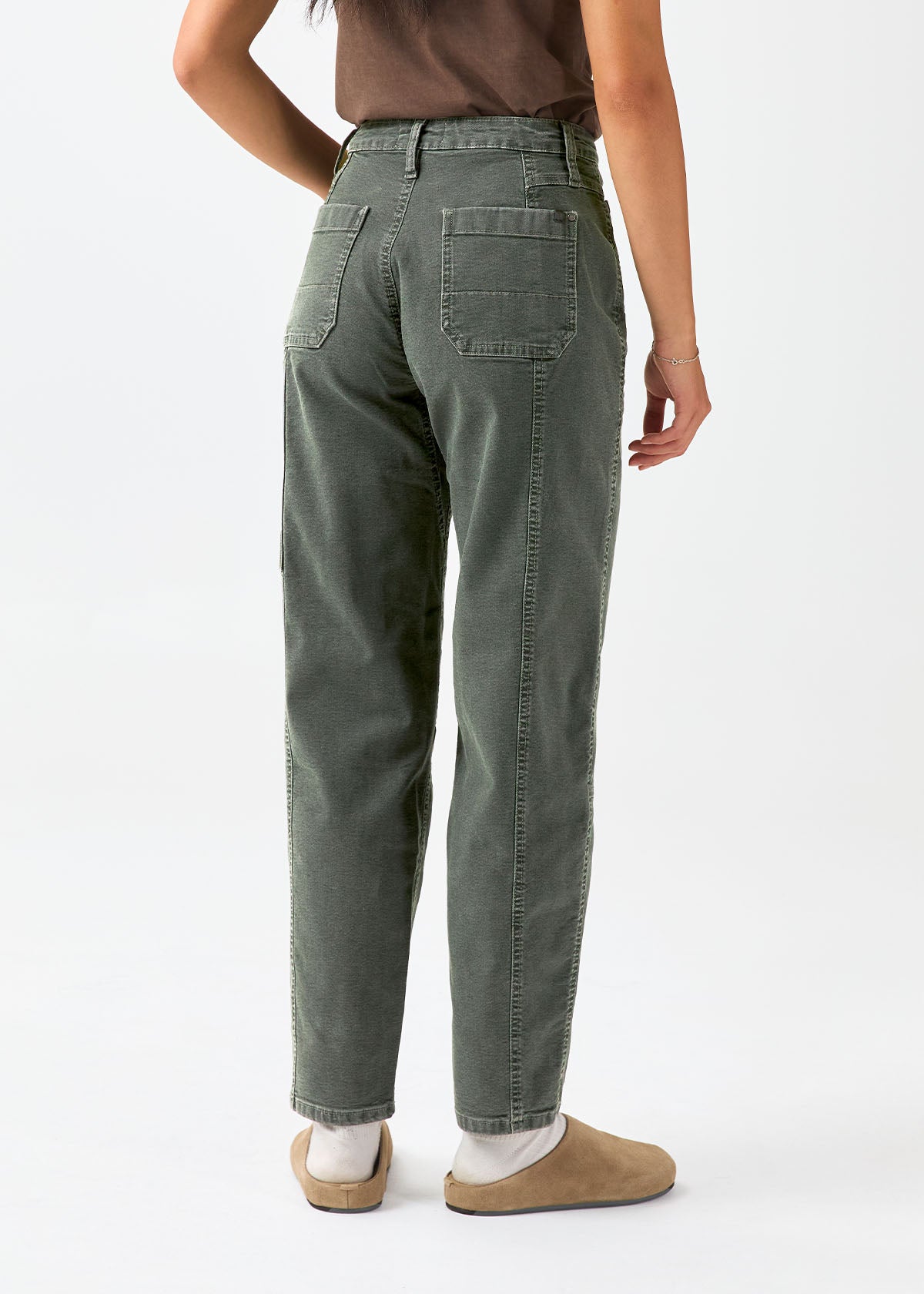 Stretch Canvas Utility Pant - Thyme