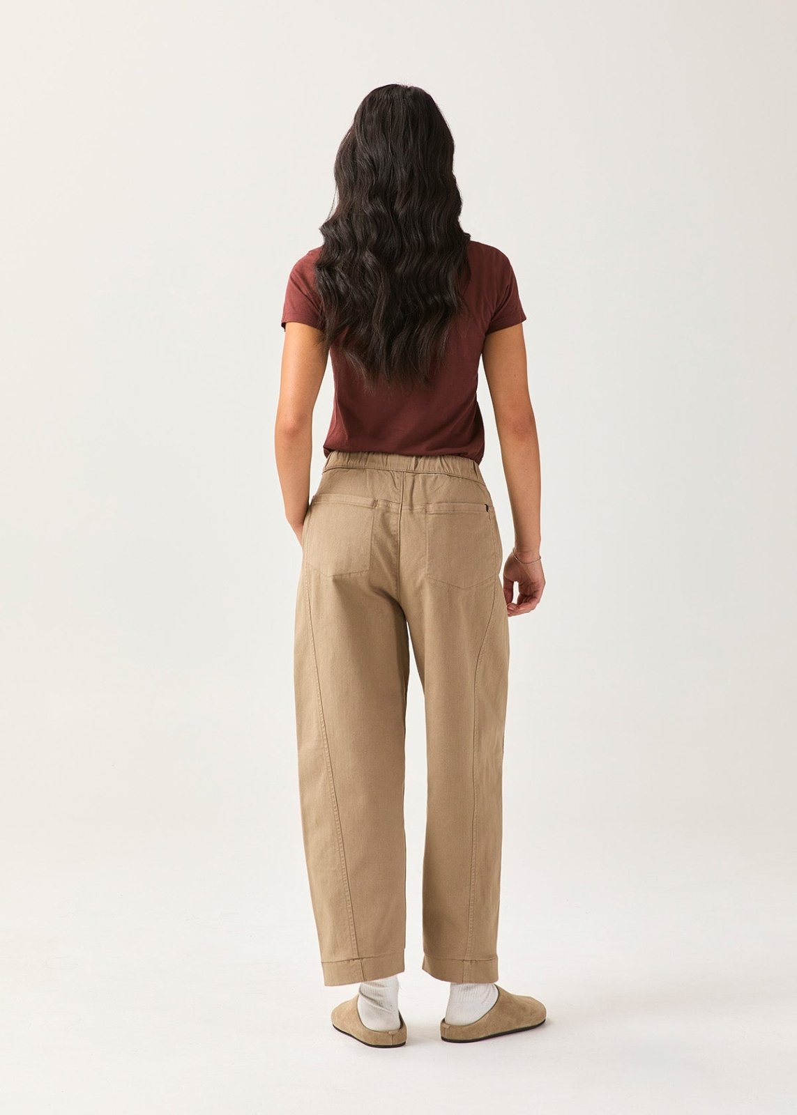 Women's Sandstone Barrel Pull On Pant back full body