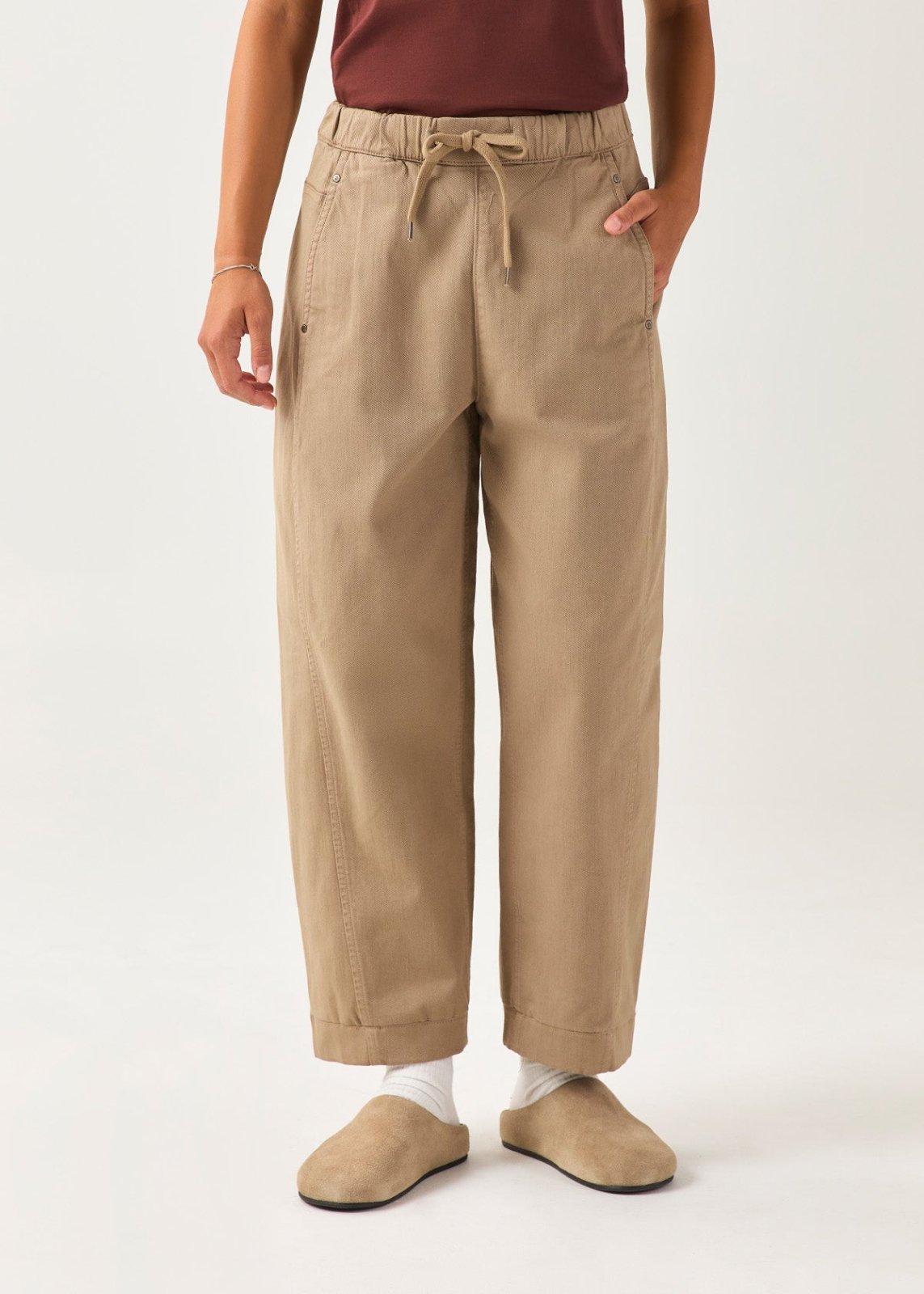 Women's Sandstone Barrel Pull On Pant front