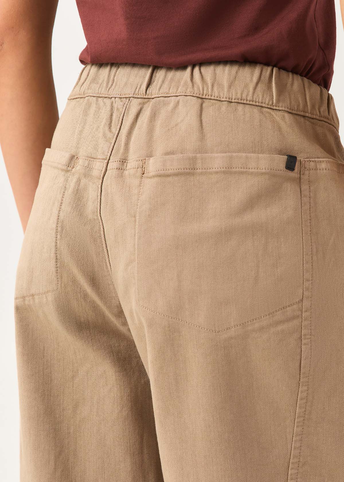 Women's Sandstone Barrel Pull On Pant back pocket detail