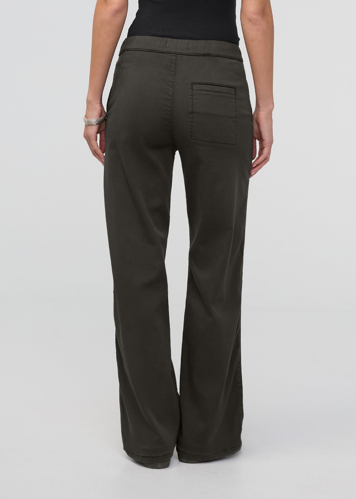 Women's Evergreen Wide Leg Sweatpants back