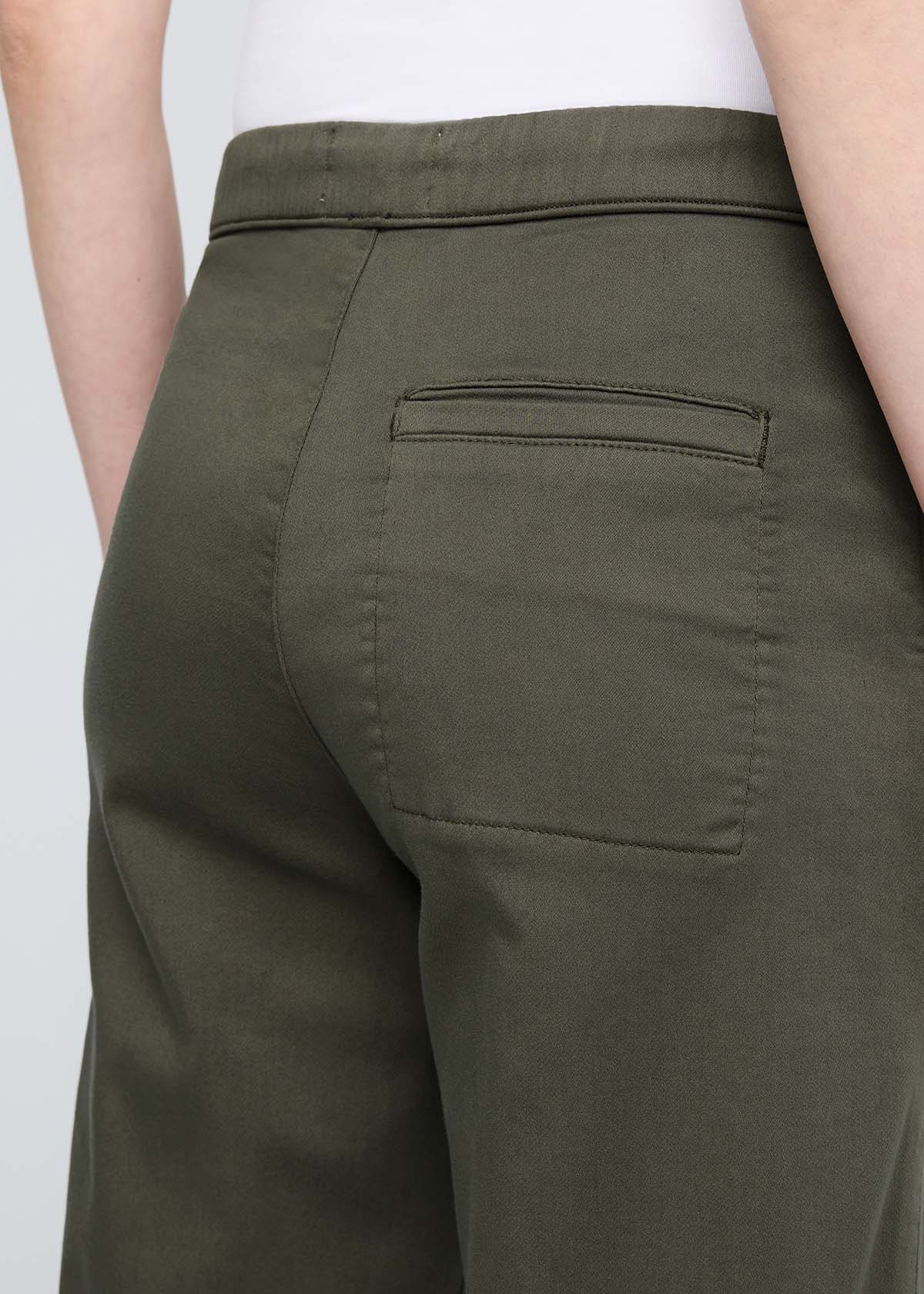womens thyme wide leg sweat pant back pocket