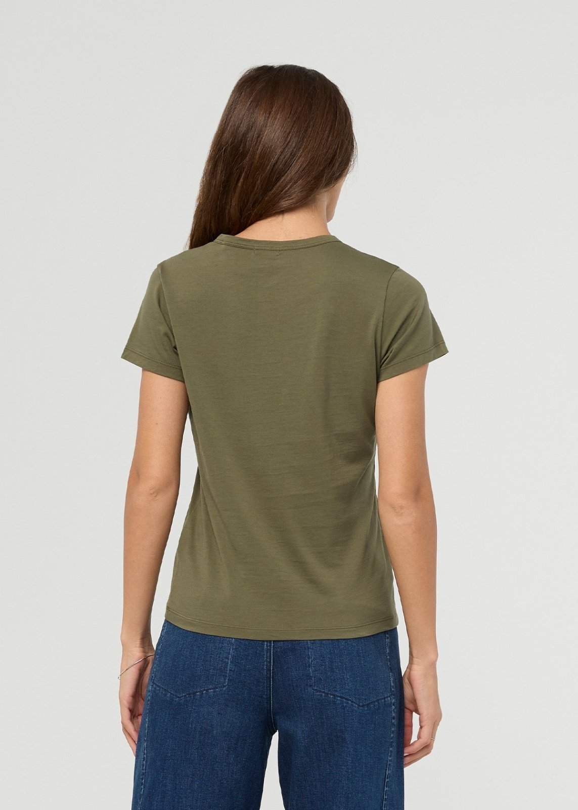 Women's Kelp 100% Pima Cotton T-Shirt back