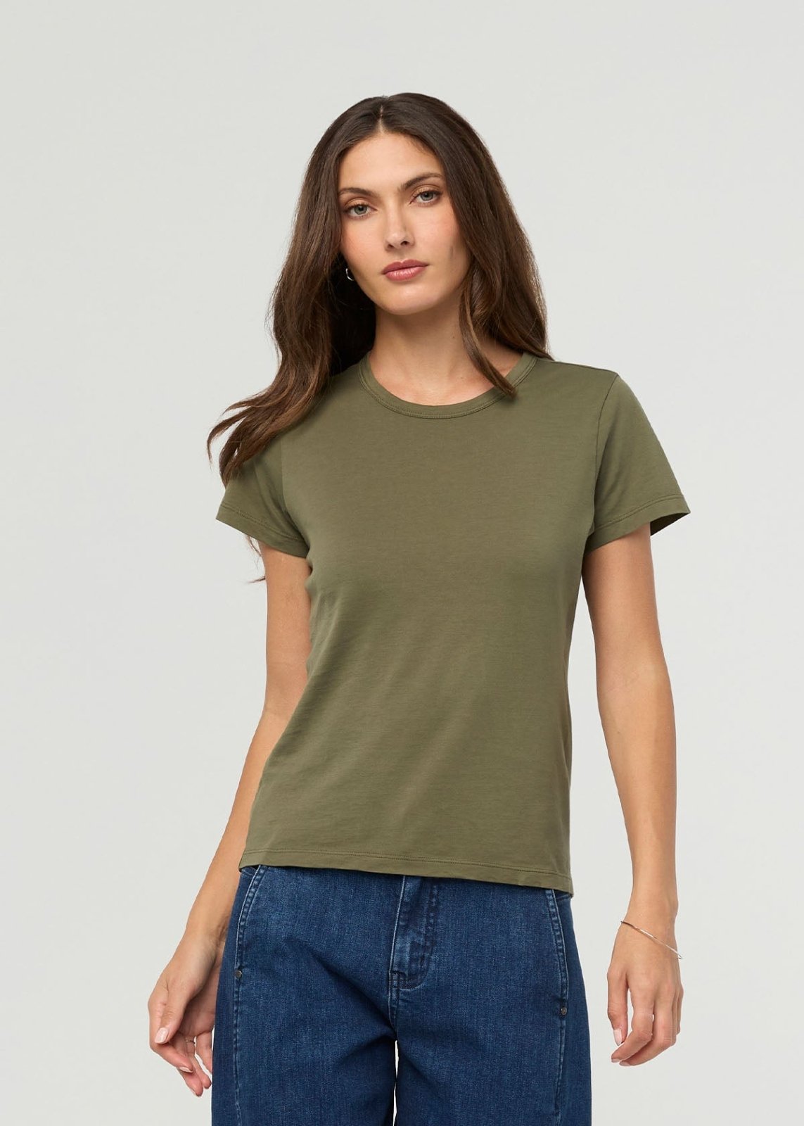Women's Kelp 100% Pima Cotton T-Shirt front