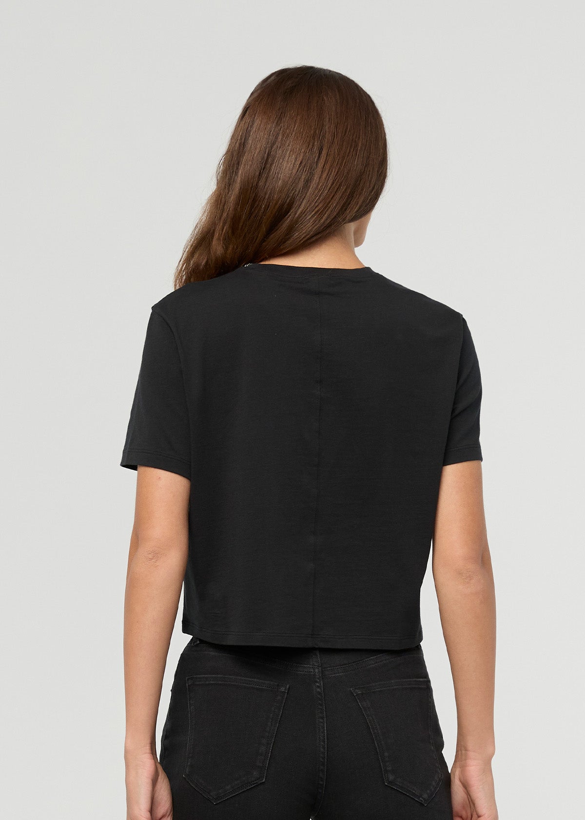 T-shirt ample PurePima - Noir