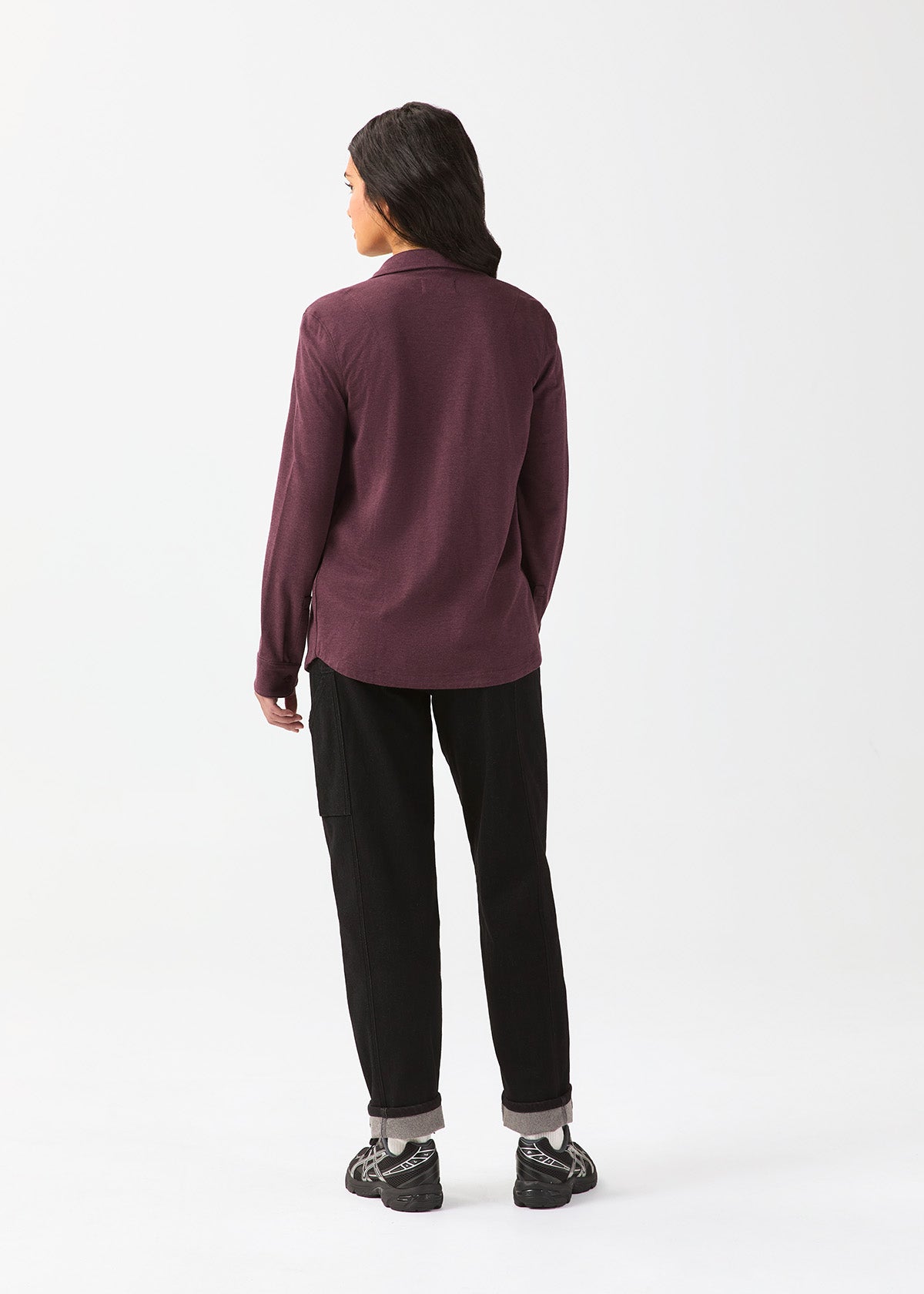 Chemise Performance Flannel Lite à deux poches - Châtaigne